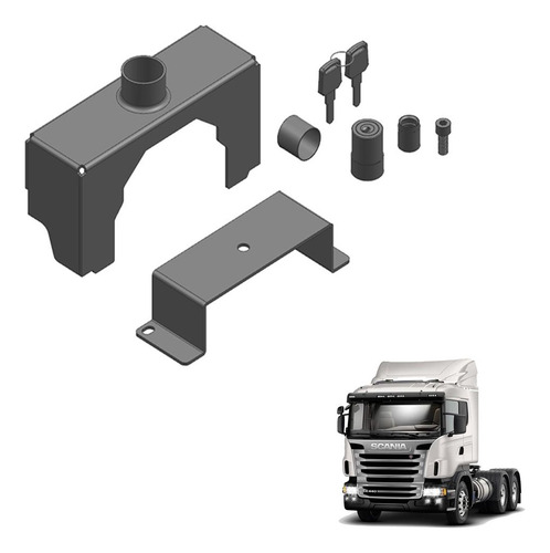 Trava Seguranca Modulo Ebs Cms Scania Ntg 2022 Com Chave