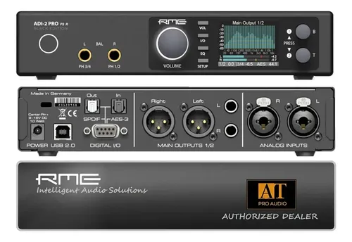 Rme Adi 2 Pro Fs R Black Edition Conversor Ad/da Amp Fones