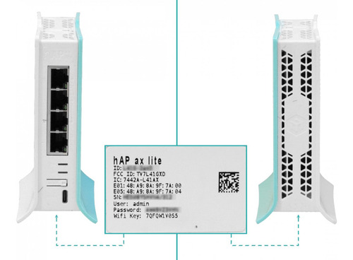 Routerboard Router Mikrotik 4-1000 2,4ghz Ax600 Clickbox