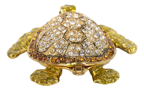 Abalorio De Metal Con Forma De Tortuga Incrustado En Forma D