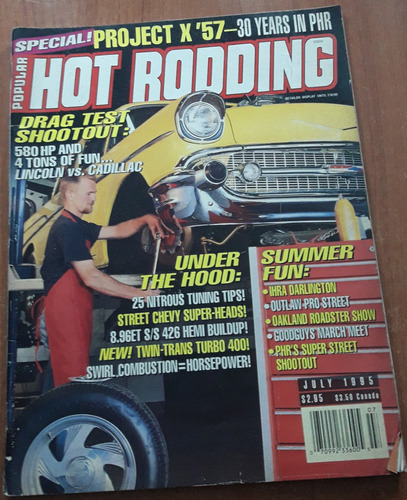 Revista Popular Hot Rodding N°7  Julio De 1995  Motos Ingles