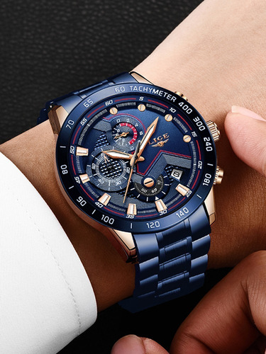 Relogio Masculino Lige Original 9982 Importado - Frete Grati