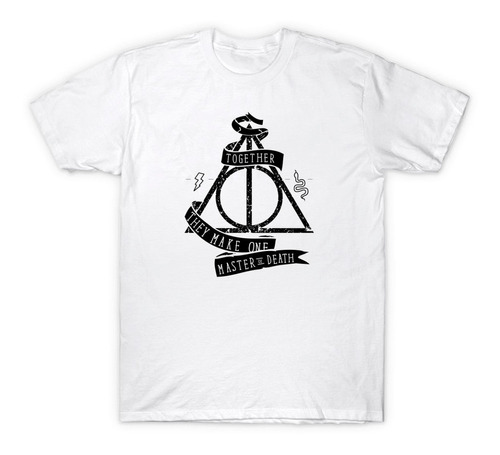 Camiseta Baby Look Harry Potter Relíquias Da Morte