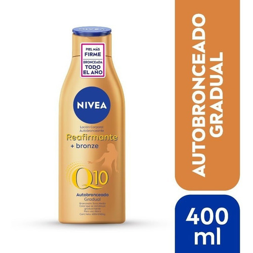 Crema Reafirmante Bronze Corporal | Nivea Q10 | 400 Ml