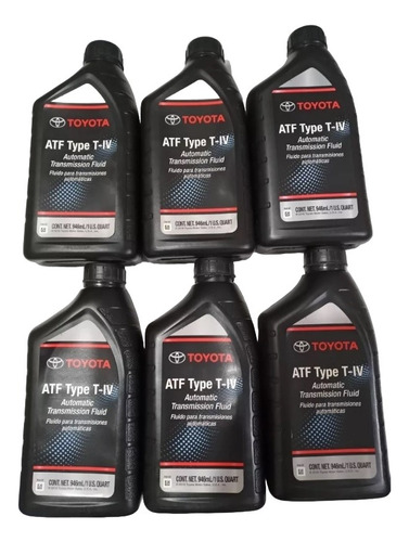 Aceite Transmision Automatica Toyota Original T-iv 6 Botes