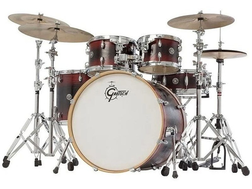 Bateria Acústica Gretsch Catalina Ash Ca1e825 Rbb 22 