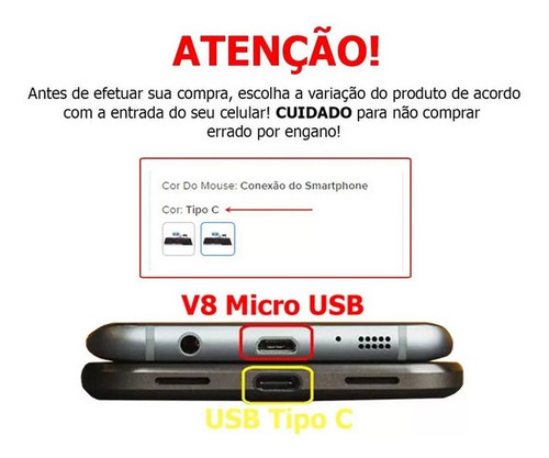 Imagem 6 de 7 de Kit Para Mobilador Hub Usb Mobile Barato (4 Peças)