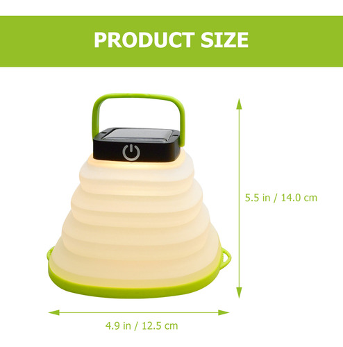 Lámpara Plegable Para Tienda De Campaña, Luz De Carga Usb, L