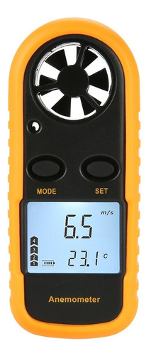 Mini Anemómetro Lcd Digital Velocidad Del Viento Velocidad D