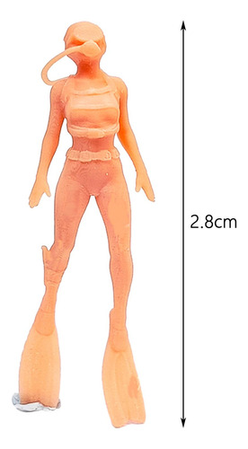 6 X 1/64 Figuritas De Buzo, Figuritas De, Miniatura, A