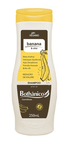 Kit Banana E Chia Shampoo E Condic 250ml Vegano Bothânico