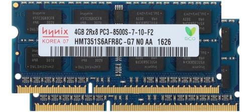 Kit Ram 8gb(2x4gb) 1066 Mhz Ddr3  Sodimm iMac 2009