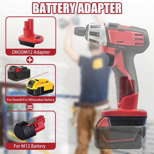 Adaptador De Batería Dm20m12 Para Convertidor De Batería M18