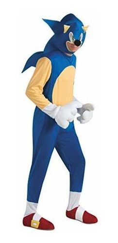 Disfraz De Rubie's Sonic The Hedgehog Deluxe, Azul, Estándar