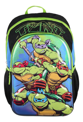 Mochila Teenage Mutant Ninja Turtles Tmnt De 16 Pulgadas