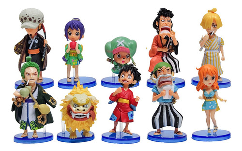 10pcs Zoro One Piece Luffy Figura Pvc Mode Juego Completo 