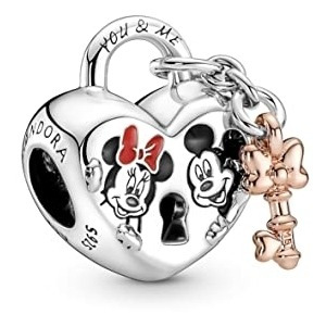 Dijes Y Medallas Del Candado Mickey Y Minnie