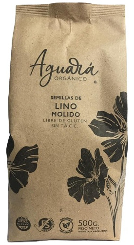 Pack X 6 Semillas De Lino Molido Org. S/tacc X500g Aguara