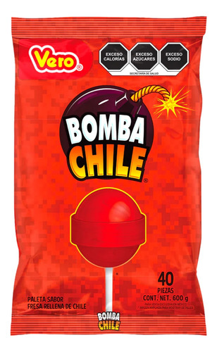 Paleta Bomba Chile 40 Pz