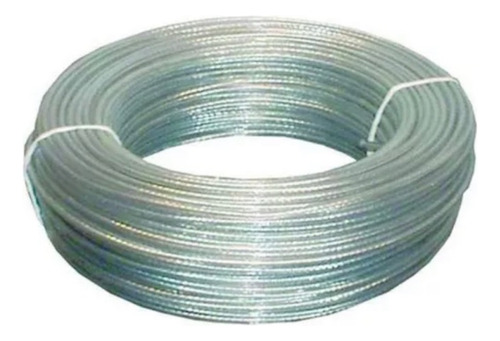 Guaya Acero 1/8 Plastificada  En Pvc X 50 Mts 