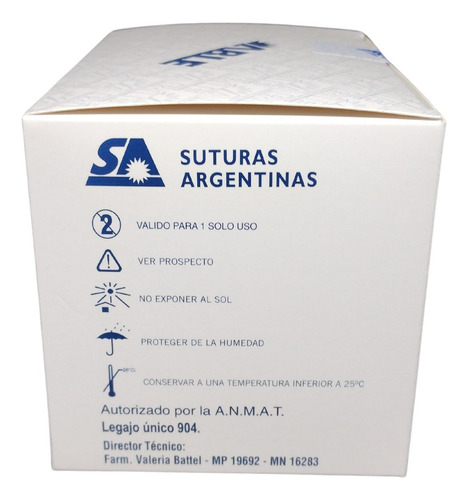 Vicryl Pga 1 -ag De 25 Mm 1/2 Círc Redondo De 70 Cm Able