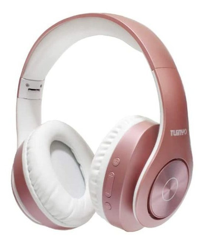 Auriculares Headphones Inalambricos Bluetooth Tuinyo Rosa