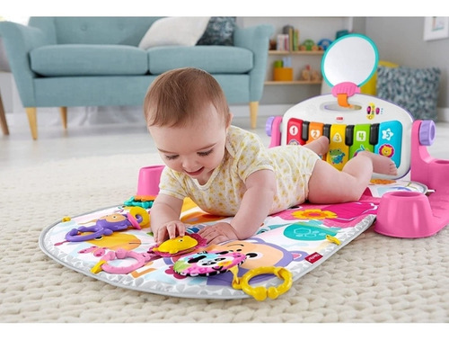 Gimnasio Fisher Price Piano Pataditas Musicales 4 En 1