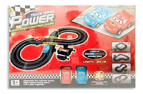 Imagen 1 de 2 de Pista De Autos Power Track Series Día Del Niño