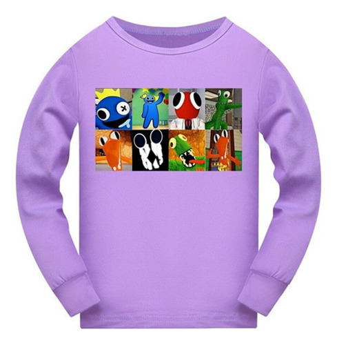 Conjunto De Pijama Rainbow Friends Con Playera Y Pantalones