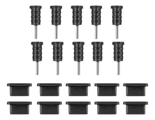 10 Pares De Tapones Antipolvo Usb