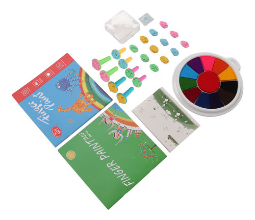 Set De Pintura Con Los Dedos Para Niños, Multicolor, Lavable