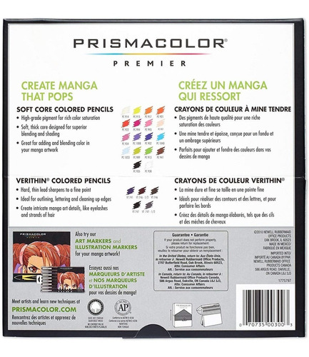 Imagen 6 de 7 de Lapices Prismacolor Premier 23 Colores Para Manga