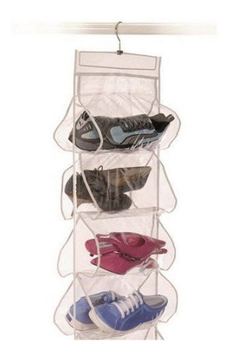 Organizador De Sapatos Vertical Cabide 9 Pares Kit 2 Peças