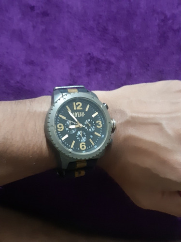 Relógio Fossil Com Pulseira De Nylon 10 Atm