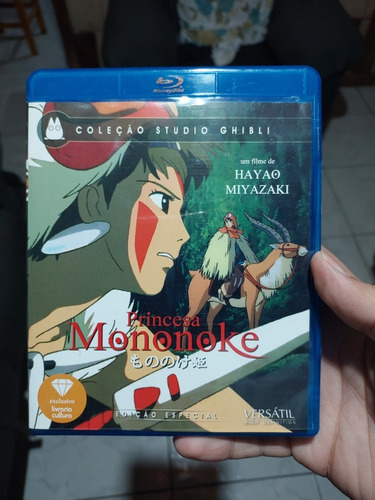 Blu-ray Princesa Mononoke, Original, Raro, Fora De Catálogo