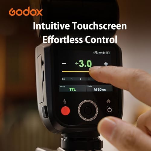 Godox V100 C Godox Flash Para Canon - 100ws Ttl Flash Para