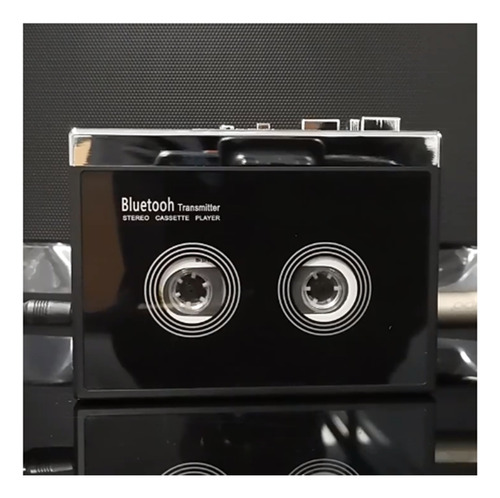 Leitor De Cassetes Estéreo Retrô Preto Walkman Cassette Tape