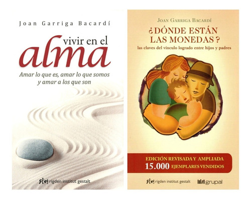 Vivir En El Alma + Donde Estan Monedas - Garriga - 2 Libros 
