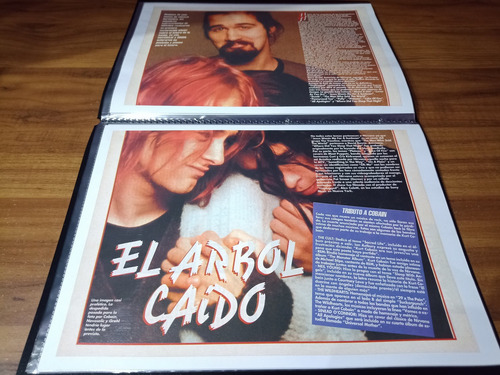 Nirvana & Kurt Cobain * Carpeta Recortes Revistas Clippings (Usado)