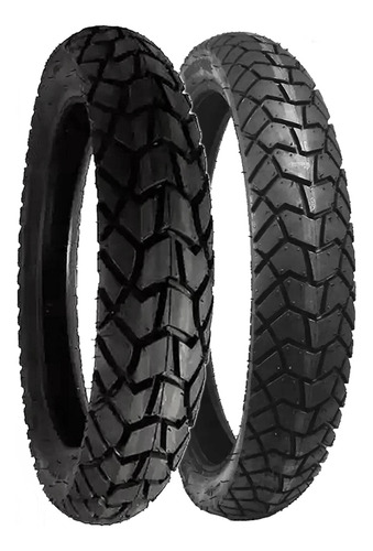 Par Pneu Nx Falcon 400 90-90-21 + 120-90-17 Viper Maggion