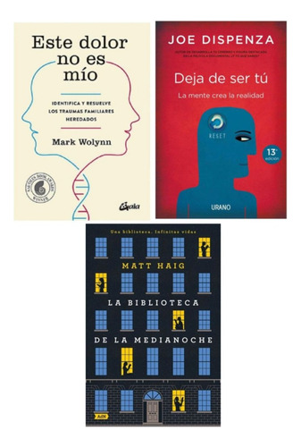 Este Dolor No Es Mío + Deja D Ser Tú + Biblioteca Medianoche