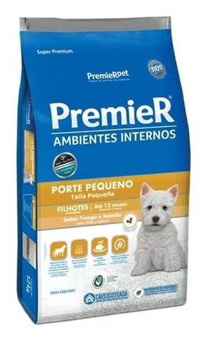 Alimento Premier Cachorro Raza Pequeña Pollo Salmón 2.5kg