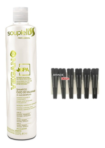 Shampoo Vegan Spa 300ml Soupleliss Professional