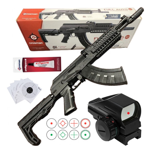 Rifle Co2 Ak1 Full Auto Crosman .177 Mira Reflex Xchws C