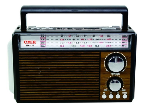 Radio Cmik Mk 131 Am, Fm, Usb, Tarjeta Sd. Gran Canal 