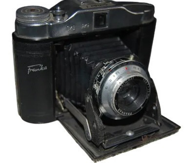 Camara Franka Solida Antigua Plegable De Coleccion