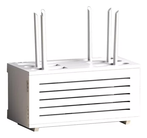 Comprar Fonken Wireless Wifi Router Estante Almacenamiento Caja para colgar  en la pared Caja organizadora ABS Cable Soporte de alimentación Caja  organizadora Decoración para el hogar Contenedores de soporte