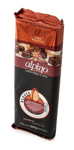Chocolate Alpino 500grs Templado Pascuas Semi - Blanco Leche