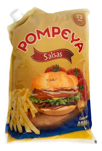 Mostaza Bolsa 4000g Pompeya Cj6 - g a $9