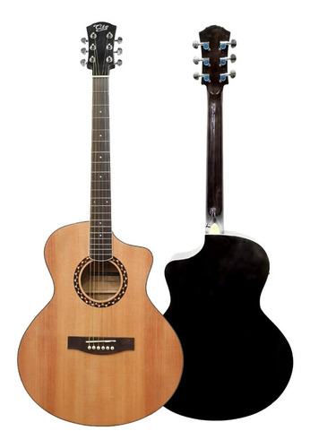 Guitarra Electroacustica Acero Qte Qag41jf2 Nat Eq 4 Bandas